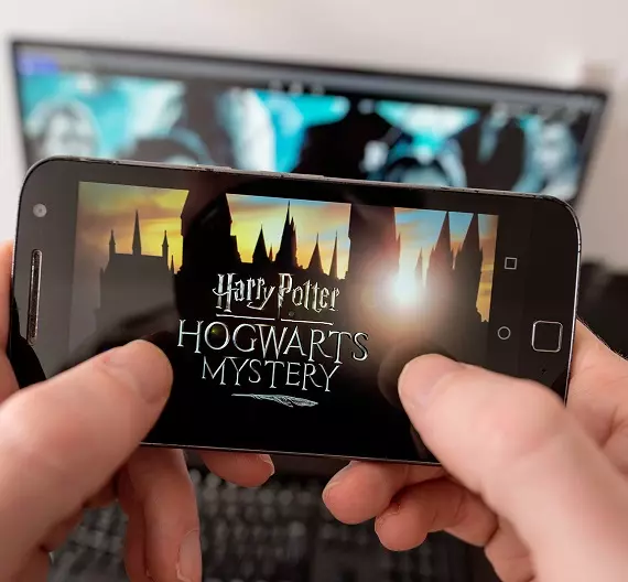 jogo Harry Potter: Hogwarts Mystery no celular