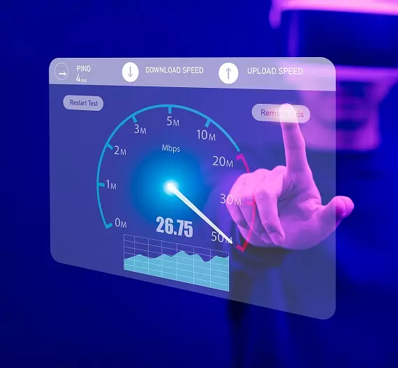resultado e um teste no speedtest da ligga